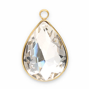 White drop charm